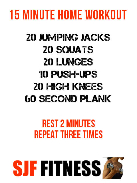 15 Minute Home Workout